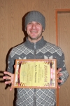 Арсен Мирзоян с дипломом самого сексуального мужчины Запорожья